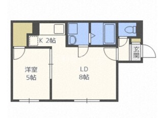 エスペランサ北18条の物件間取画像